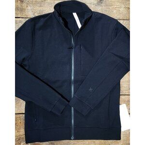 NWT Lululemon Men's Sojourn Windbreaker Jacket Black Medium Water-Repellent